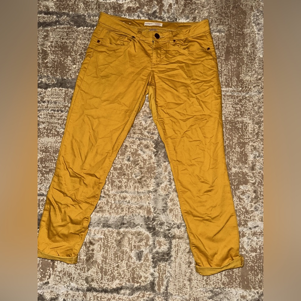 Vibrant mustard colored pants